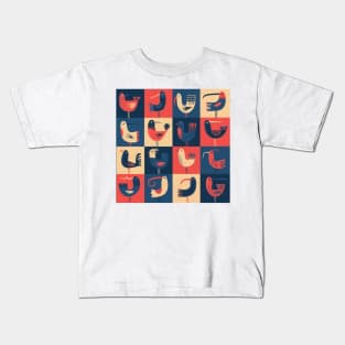 Square Birds Kids T-Shirt